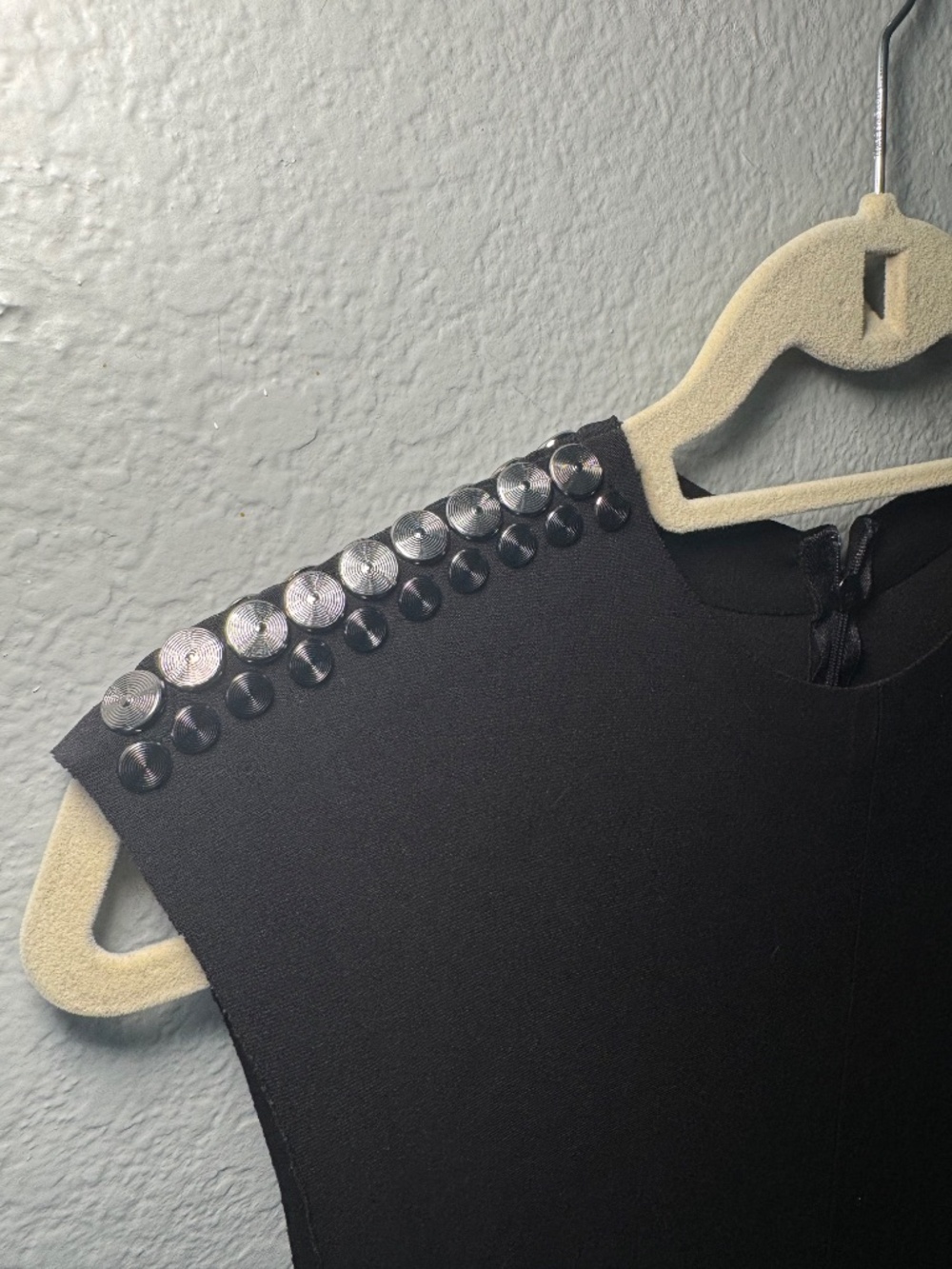 Norma Kamali Gunmetal Stud Sleeveless Jumpsuit - Picture 4 of 9